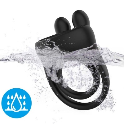 Armony Ring Vibrator Rabbit Black - image 3