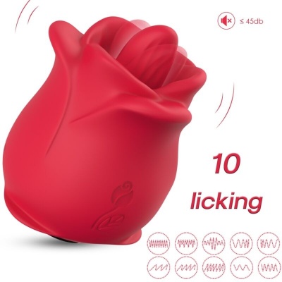 Armony Rose Clitoral Licking Vibrator Red