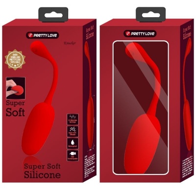 Pretty Love — Knucker Red Rechargeable Vibrating Egg - image 9