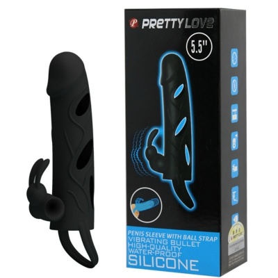 Pretty Love Silicone Cover with Vibration 14cm - image 8