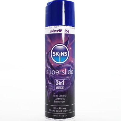 Skins Superslide Silicone Lubricant 130ml Skins Superslide Silicone Lubricant 130ml