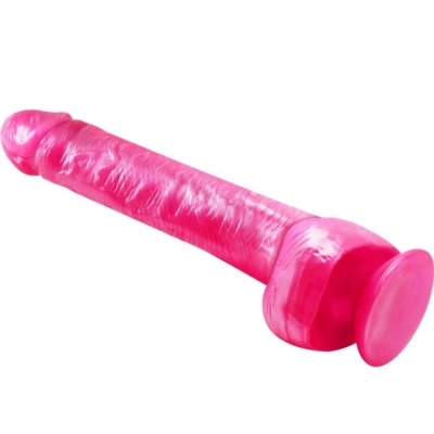 Baile Realistic Pink Dildo with Suction Cup - image 4