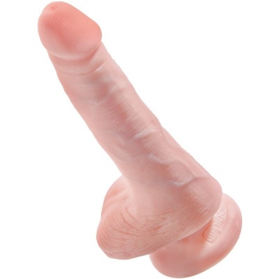 King Cock Realistic Penis with Balls 13.5cm Light - image 3