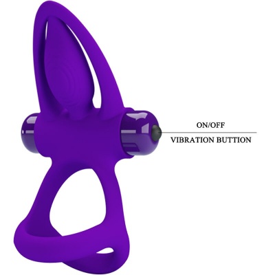 Pretty Love Vibrator Ring 10 Functions Violet - image 7