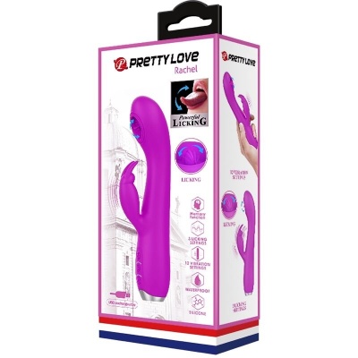 Pretty Love Rachel Rechargeable Vibrator Suction Purple - image 10