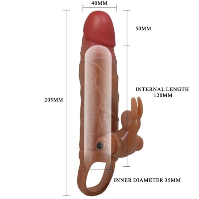 Pretty Love Osmar Penis Sleeve Vibrating Clitoris - image 7
