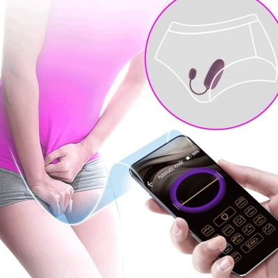 Pretty Love Nymph Vibrating Egg App Controlled Purple - image 9