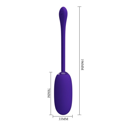 Pretty Love — Julius Waterproof-Rechargeable Vibrating Egg Purple - image 7