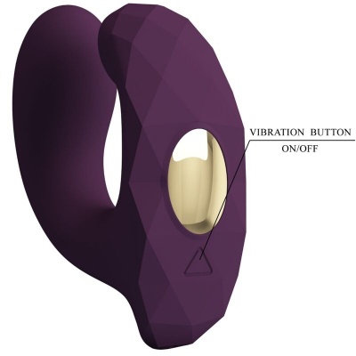 Pretty Love Billy C-Shaped Vibrator Purple - image 6