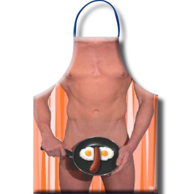 Diablo Picante Men's Fried Eggs Apron Diablo Picante Men's Fried Eggs Apron