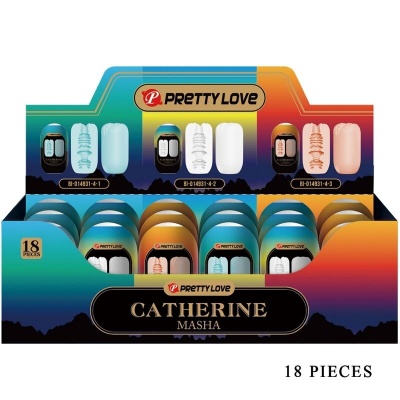 Pretty Love Masha 18-Pack Masturbators, Mixed - image 1