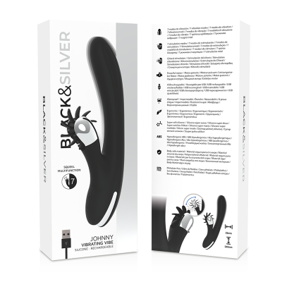 Black&Silver Bunny Johnny Vibrating Vibe - image 8