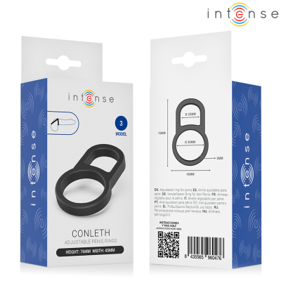Intense Conleth Adjustable Double Penis Ring Model 3 - image 5