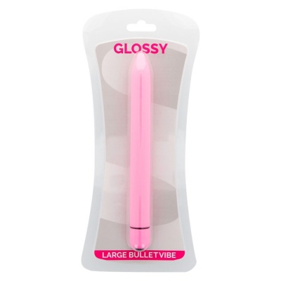 Glossy Slim Vibrator Pink - image 3