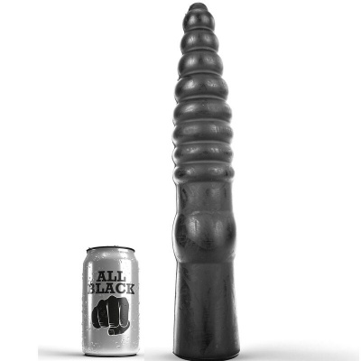 All Black Anal Dildo 33 CM