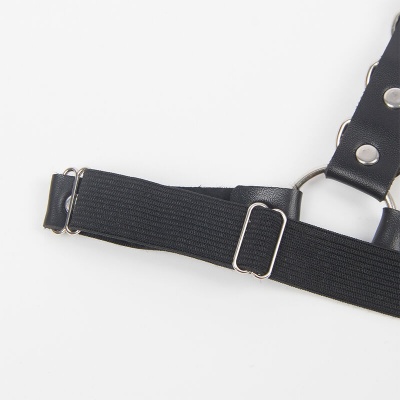 Subblime Leather Belt Garter Harness Rings - image 9