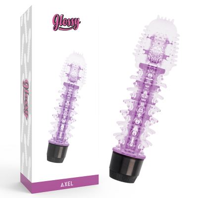 Glossy Axel Vibrator Purple - image 1