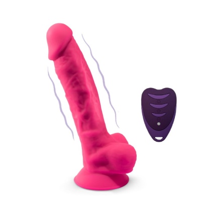 Silexd Realistic Penis Model 18 Pink Vibrator - image 4