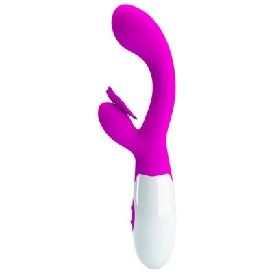 Pretty Love Butterfly Kiss Rabbit Vibrator - Purple - image 3