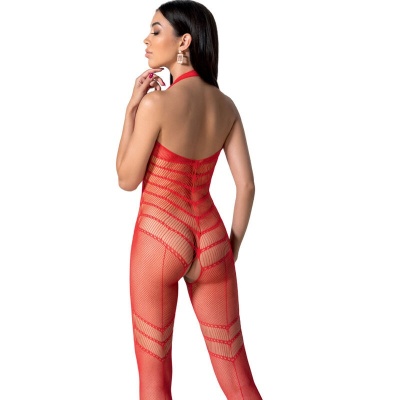 Passion BS100 Bodystocking Red One Size - image 2