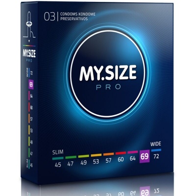 My Size Pro Condoms 69mm 3 Pack My Size Pro Condoms 69mm 3 Pack