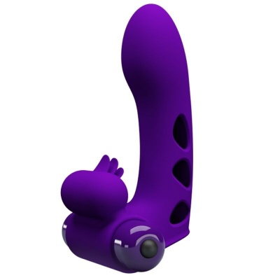 Pretty Love Orlando Purple Vibrator Finger Cover - image 1