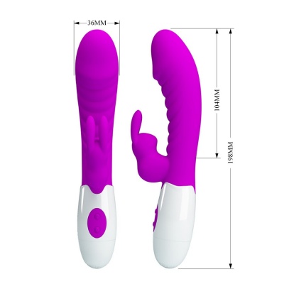 Pretty Love - Naughty Bunny Purple Vibrator - image 10