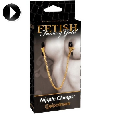 PIPEDREAMS Fetish Fantasy Gold Nipple Clamps - image 4