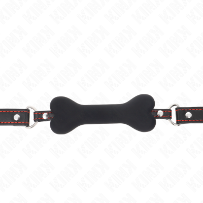 Kink Black Bone Gag 12cm - image 3