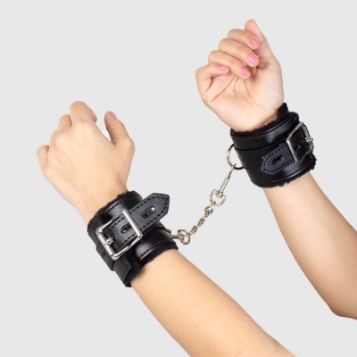 SecretPlay Black Bondage Handcuffs - image 6
