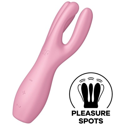 Satisfyer Threesome 3 Vibrator Pink - image 2