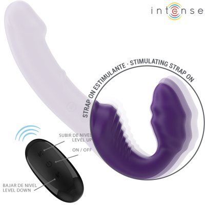 Intense Jill Double Vibrator 20cm - Purple Remote - image 4