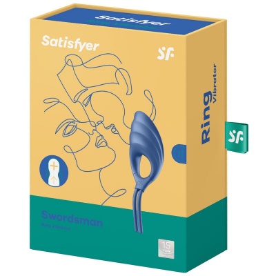 Satisfyer Swordsman Ring Vibrator Blue - image 4