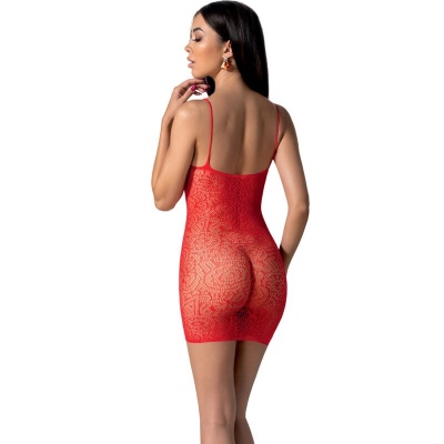 Passion BS096 Bodystocking Red One Size - image 2
