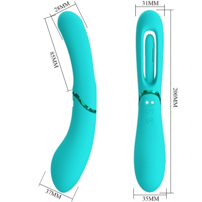 Romance Lexie G-Spot Vibrator, 7 Vibrations, Blue - image 8
