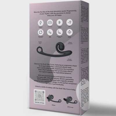 Snail Vibe Curve Vibrator Black - image 5