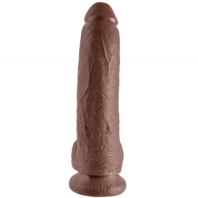 King Cock 9 Dildo Brown Balls 22.9 CM - image 3