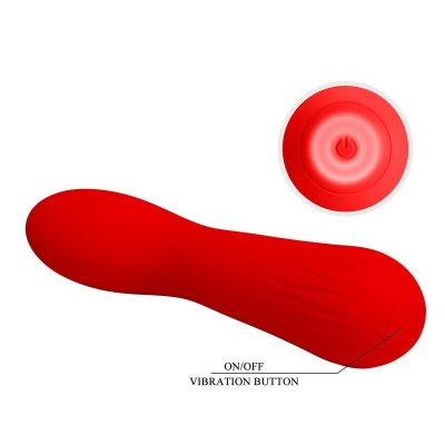 Pretty Love Faun Rechargeable Vibrator Red - image 6