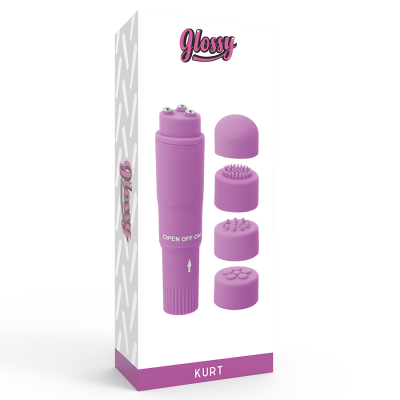 Glossy Kurt Pocket Massager Purple - image 4