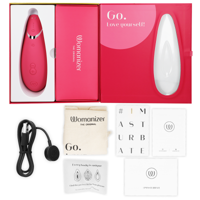 Womanizer Premium 2 Clitoral Stimulator Raspberry - image 6