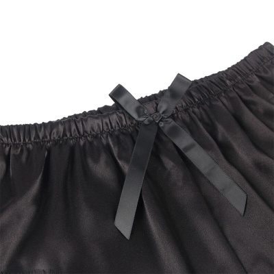Subblime 953935 Casual Silk Nightgown + Lace Pants Black - image 5