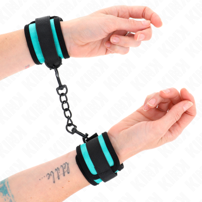 Kink Nylon Hook & Loop Restraints Black Blue 18-32CM - image 1