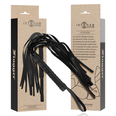 Intense Fetish Vegan Leather Flogger - image 1
