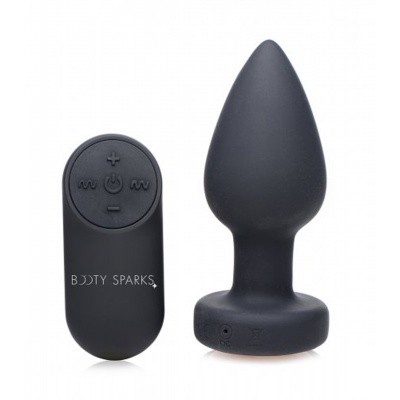 Foto van Booty Sparks - Vibrerende Buttplug Met LED-licht - Medium
