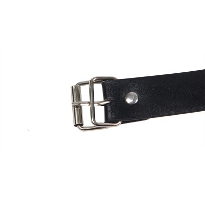 SUBBLIME - 953720 Bondage Leather Strap Breast Clamps Black One Size - image 6