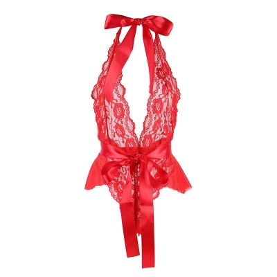 Subblime 953973 Sexy Body with Ruffles + Belt Red S/M - image 4