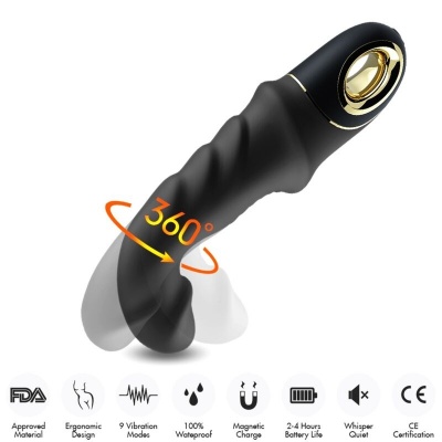 Armony Joyblade Dildo Vibrator Rotator Black - image 3