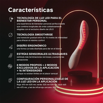 LELO Mona Spectra Red Light Massager - image 6