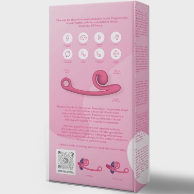Snail Vibe Curve Vibrator Pink - image 5