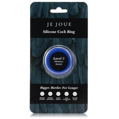 Je Joue Blue Silicone Penis Ring - image 6